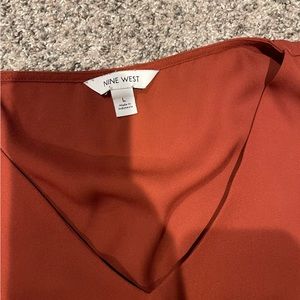 L rust tank top wore only a few times